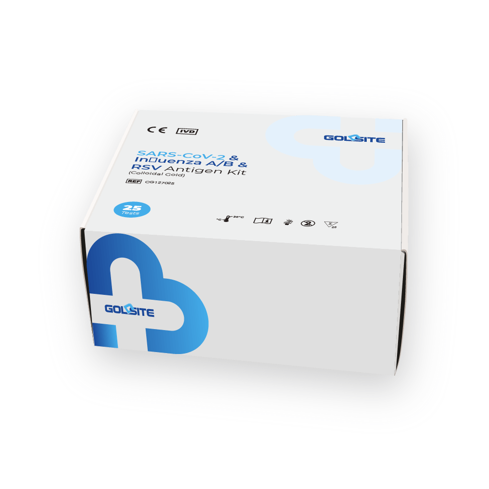 Goldsite Quick COVID, RSV, and Flu test 25 pcs Goldsite Quick COVID, RSV, and Flu test 25 pcs